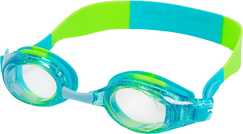 ANEMONE CLEAR/SPARKLE AQUA LIME YOUTH GOGGLES